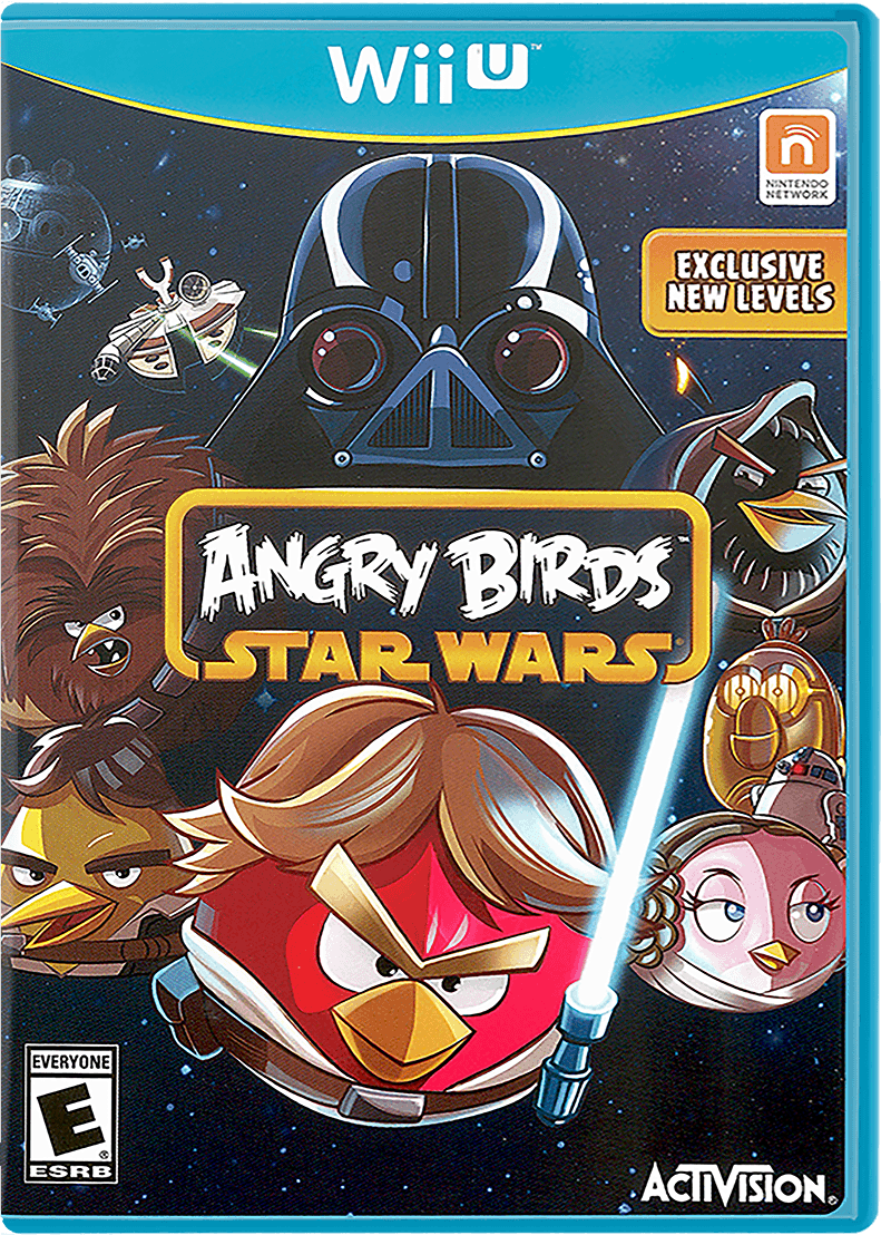 Angry Birds Star Wars box art for Wii U